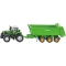 Traktor z naczepą, przyczepą i cysterną model metalowy SIKU S1848